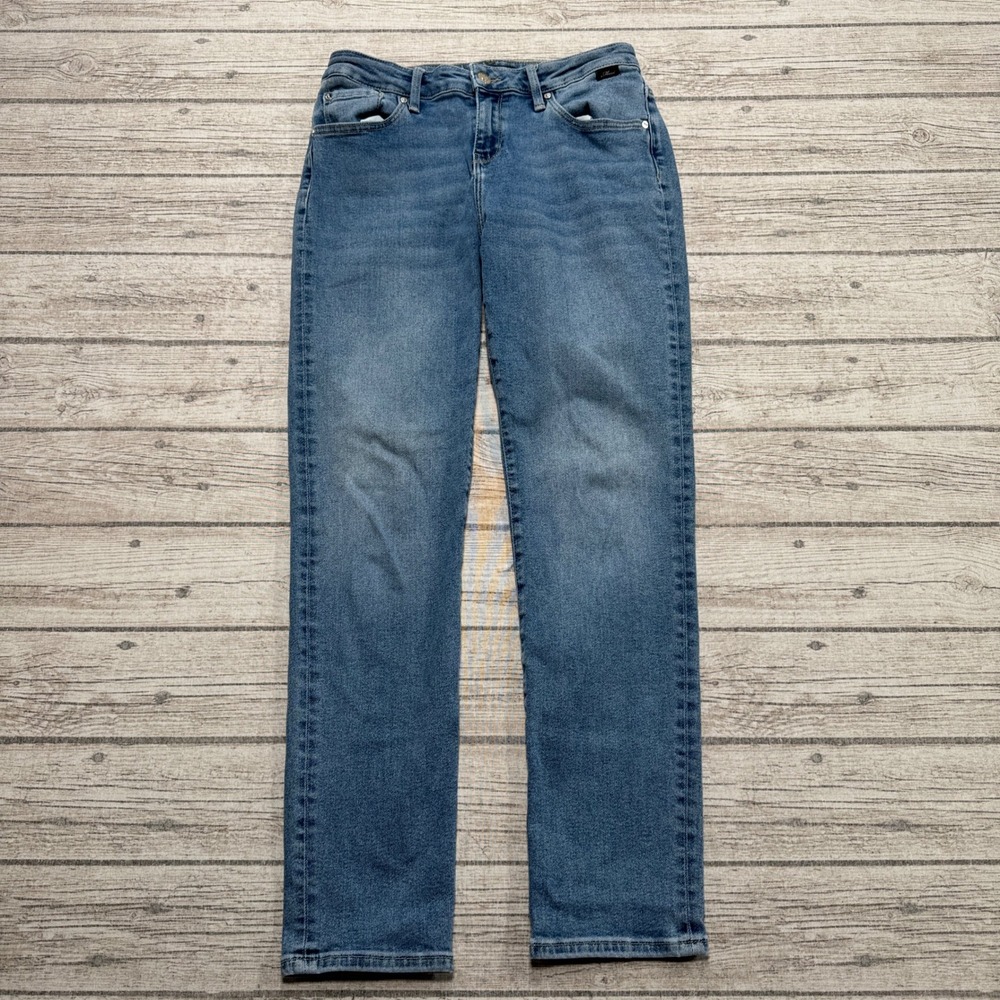 Mavi Ada Jeans Women's 27x29 Blue Medium Wash Boyfriend Fit Straight Leg Cotton